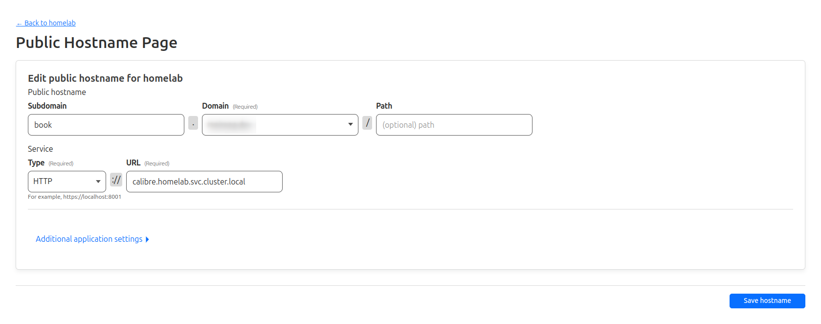 cloudflare tunnel public_hostname_page